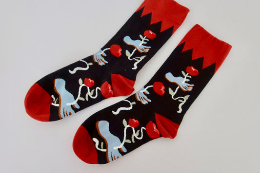 Red Tulip Socks
