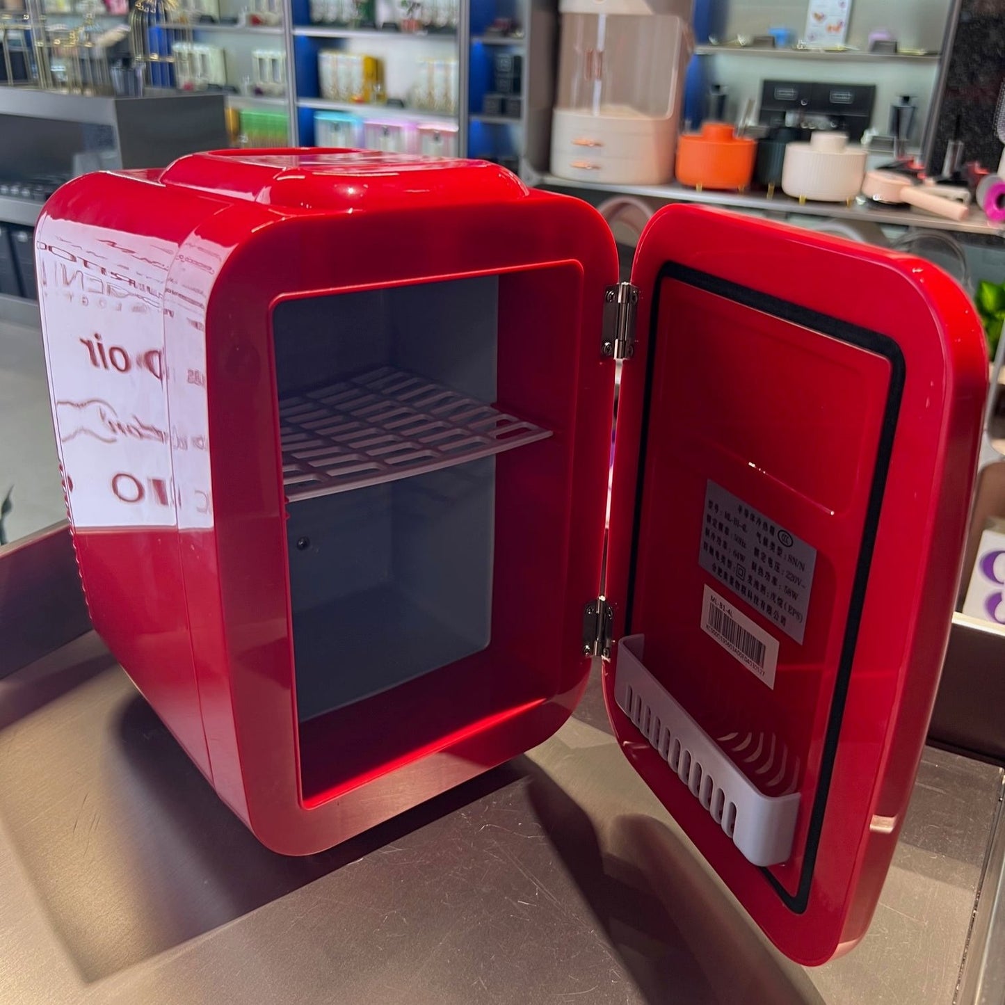 Mini Red Refridgerator Cooler box
