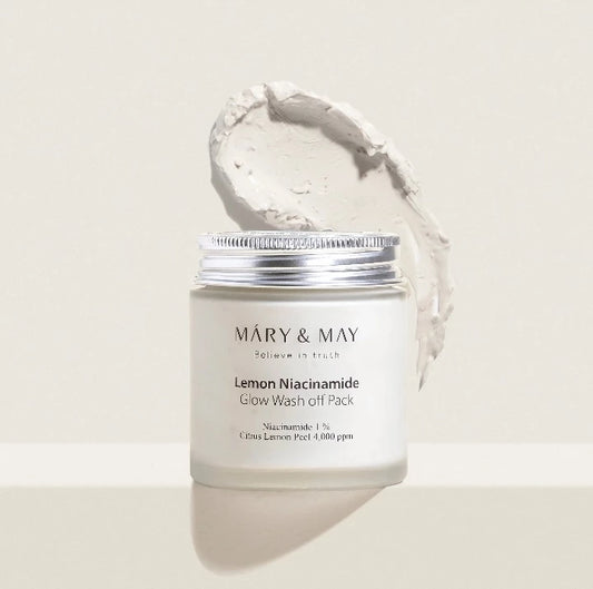 MARY & MAY Lemon Niacinamide Glow Wash Off Pack