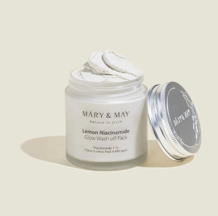 MARY & MAY Lemon Niacinamide Glow Wash Off Pack