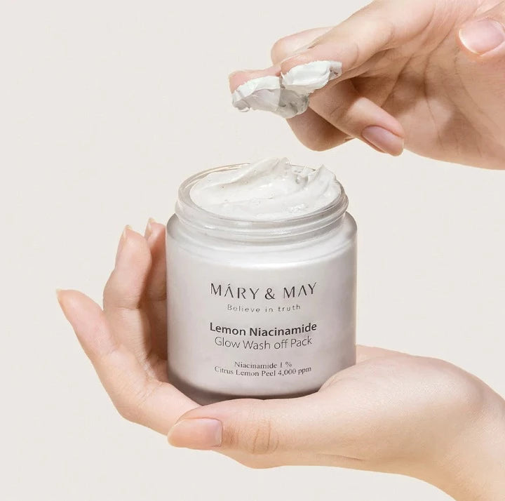 MARY & MAY Lemon Niacinamide Glow Wash Off Pack