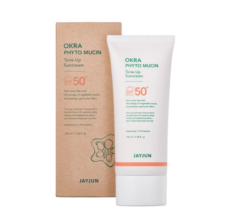 JAYJUN Okra Phyto Mucin Tone Up Sun Cream (100ml)