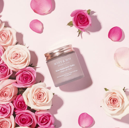 MARY & MAY Rose Hyaluronic Hydra Wash Off Pack