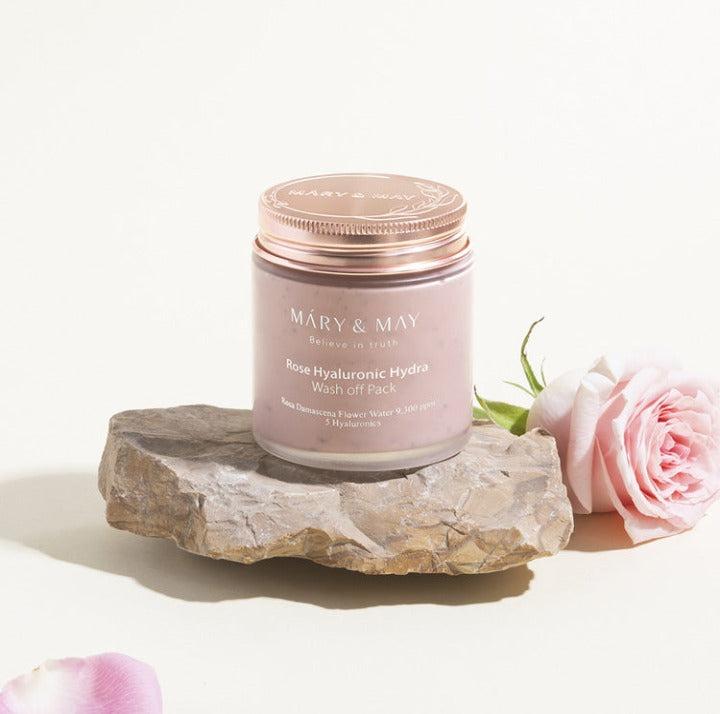 MARY & MAY Rose Hyaluronic Hydra Wash Off Pack