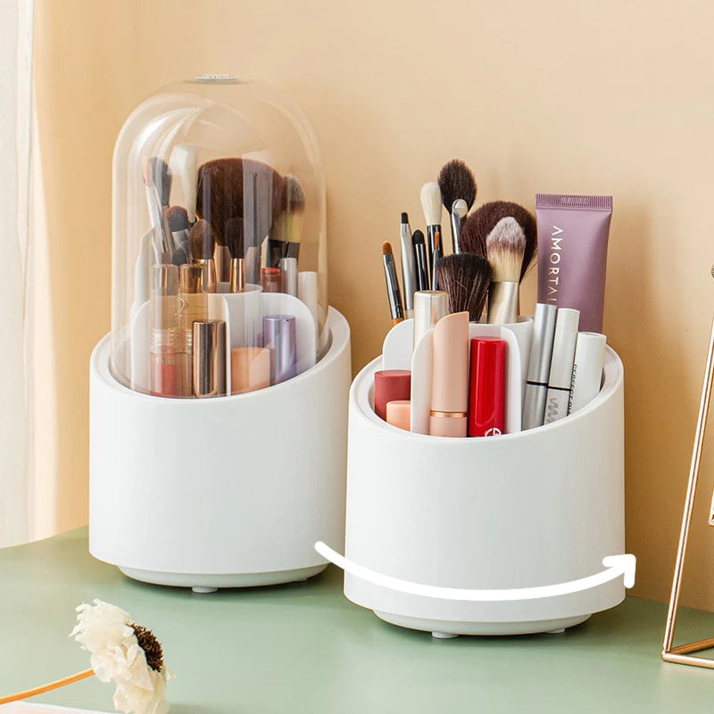 Makeup Brush Holder Rotating Organizer