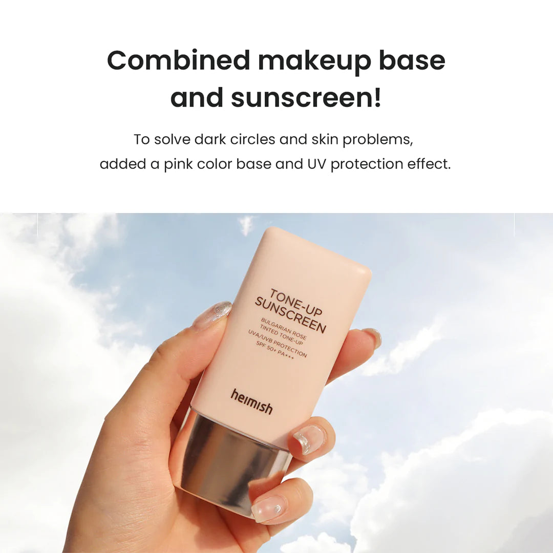 HEIMISH Bulgarian Rose Tone-Up Sunscreen 30ml SPF50+ PA+++ 30ml