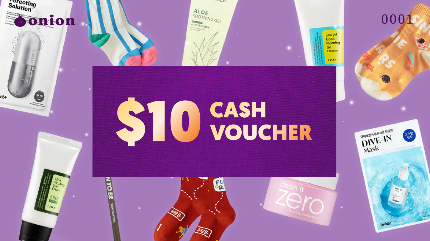 Onion Cash Vouchers