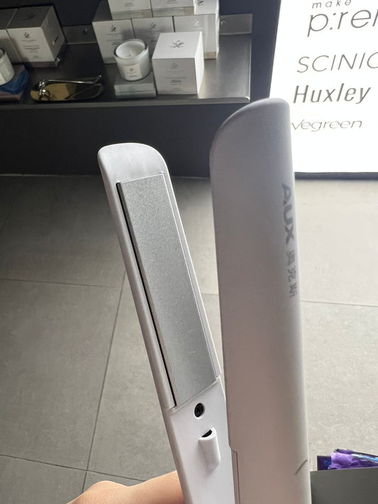 AUX Mini Hair Straightener & Curler Multi-Use