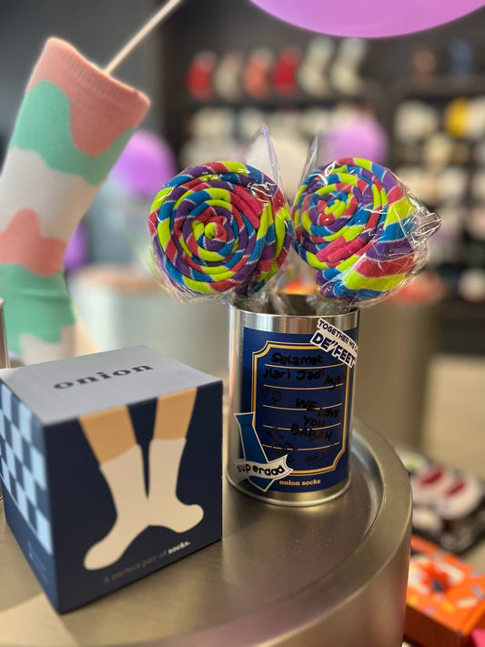 Rainbow Lollipop Socks