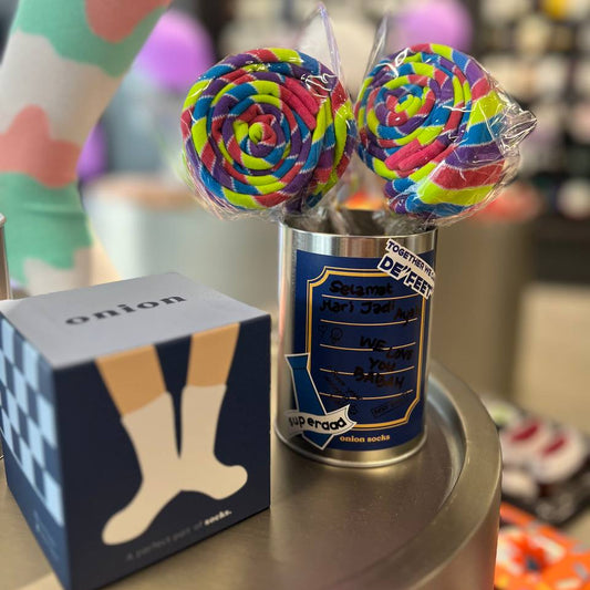 Rainbow Lollipop Socks