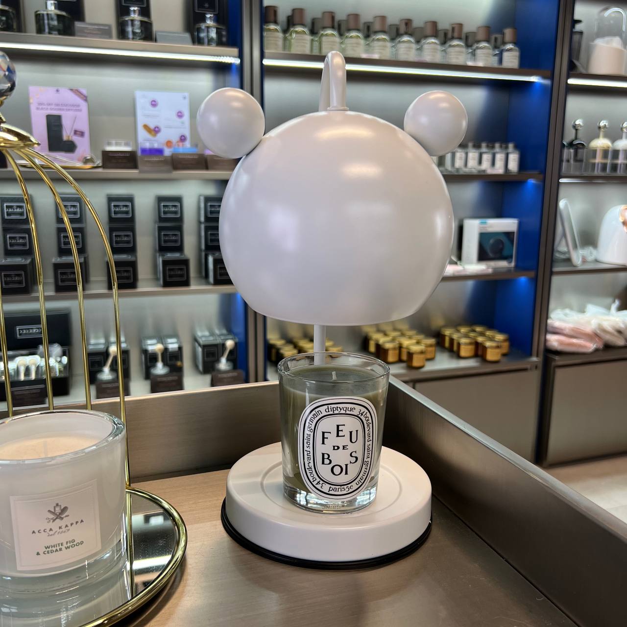 White Candle Warmer (mickey design)