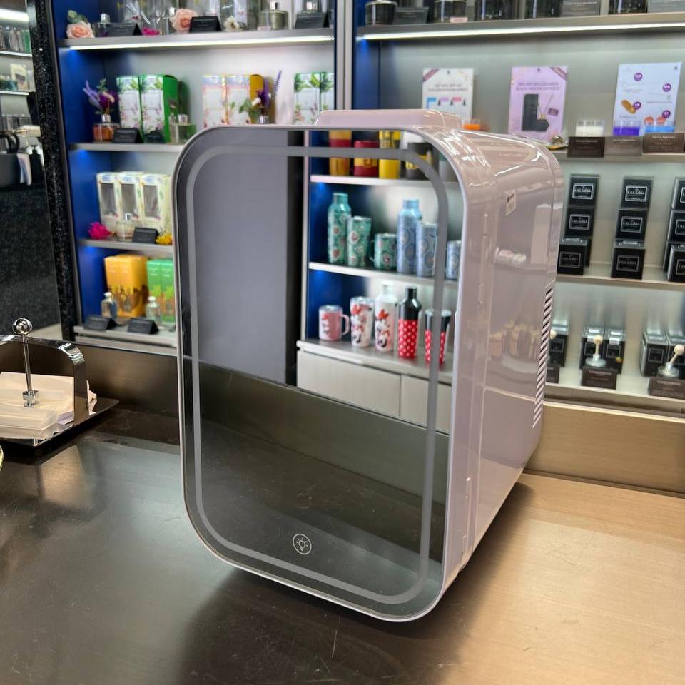 Mini Mirror White Refrigerator