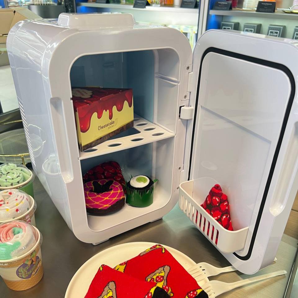 Mini Mirror White Refrigerator