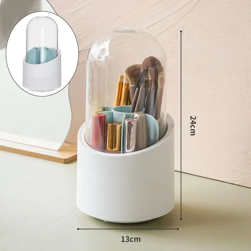 Makeup Brush Holder Rotating Organizer