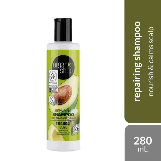 ORGANIC SHOP Repairing Shampoo For Damaged Hair Avocado & Olive 280ml