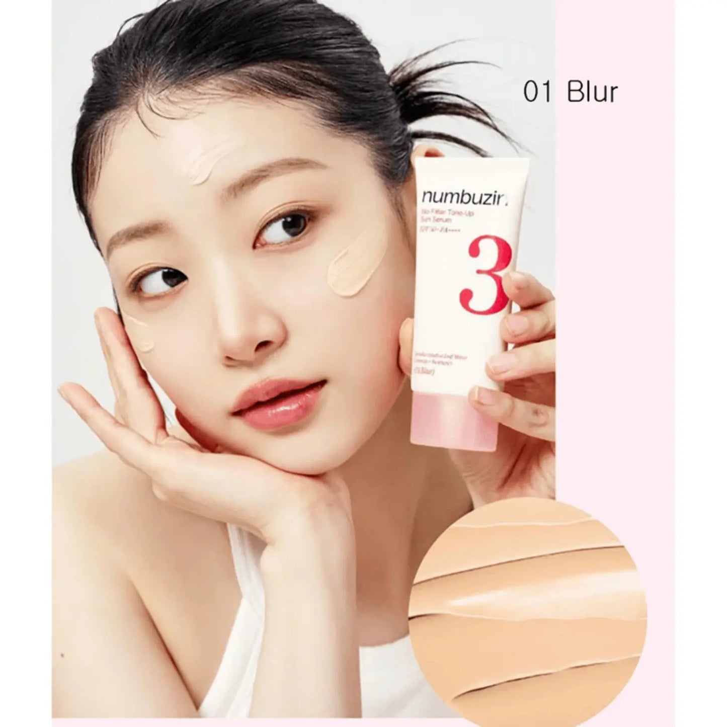 NUMBUZIN No.3 No Filter Tone Up Sun Serum 50ml (2 Variants)
