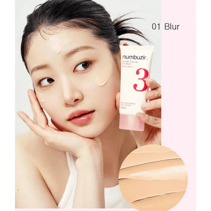 NUMBUZIN No.3 No Filter Tone Up Sun Serum 50ml (2 Variants)