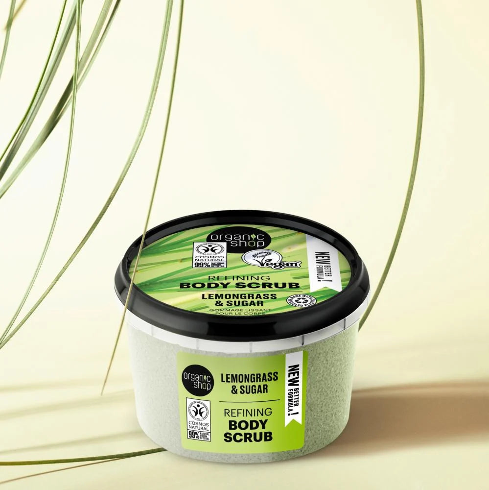 ORGANIC SHOP Refining Body Scrub Lemongrass & Sugar 250ml