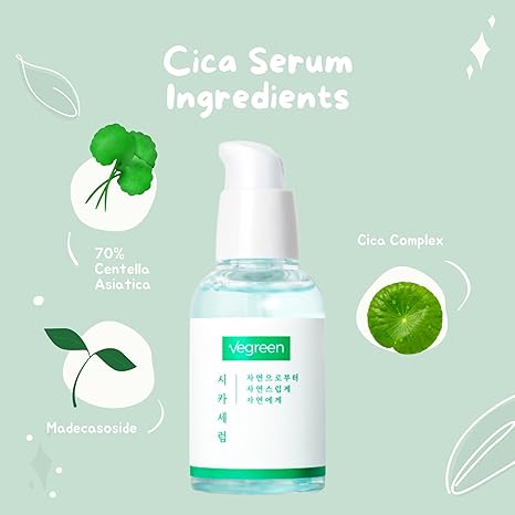 VEGREEN Fragrance - Free Cica Serum