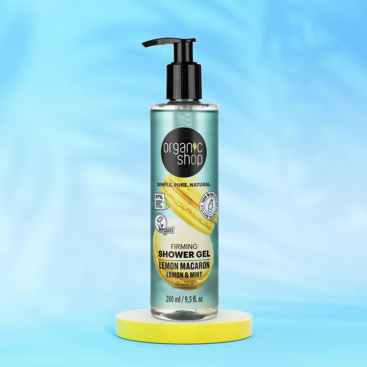 ORGANIC SHOP Firming Shower Gel Lemon Macaron 280ml