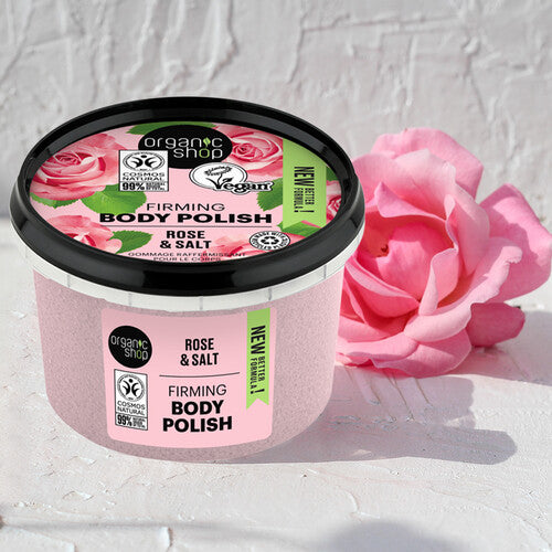 ORGANIC SHOP Firming Body Polish Rose & Salt 250ml
