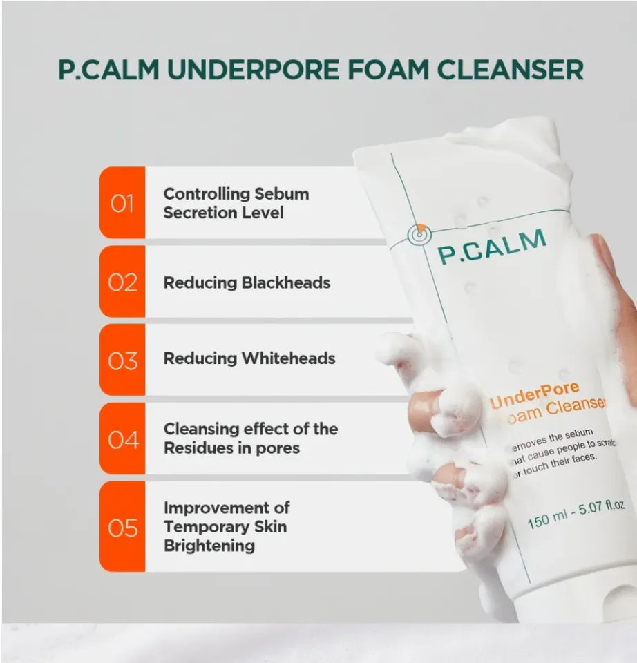 P.CALM UnderPore Foam Cleanser