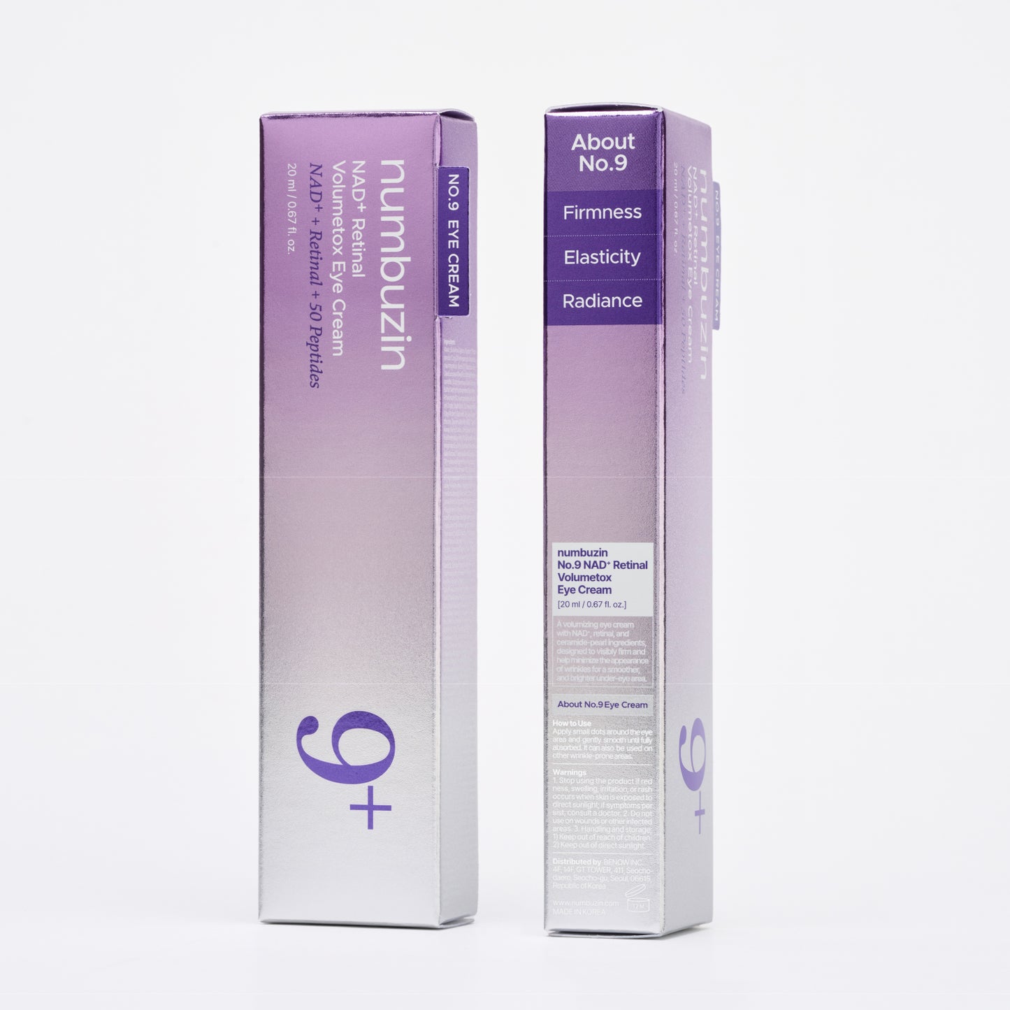 NUMBUZIN No.9 NAD+ Retinal Volumetox Eye Cream 20ml