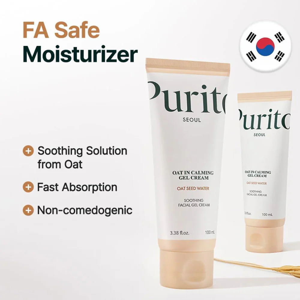 [BUNDLE: 2 FOR $35.00] PURITO Oat In Calming Gel Cream 100mlx2