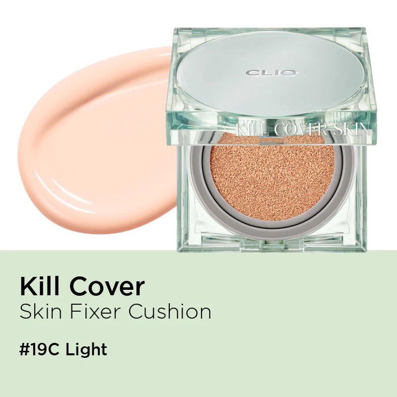 CLIO Kill Cover Skin Fixer Cushion SPF50+ PA+++ (3 Colors)