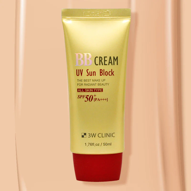 3W CLINIC UV Sun Block BB Cream SPF 50+ PA+++