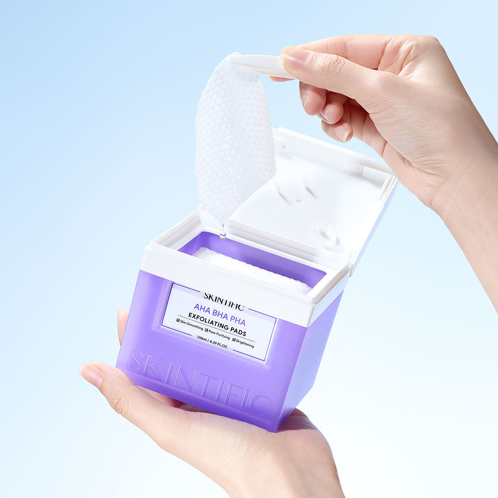 SKINTIFIC AHA BHA PHA Exfoliating Pads (40pc)