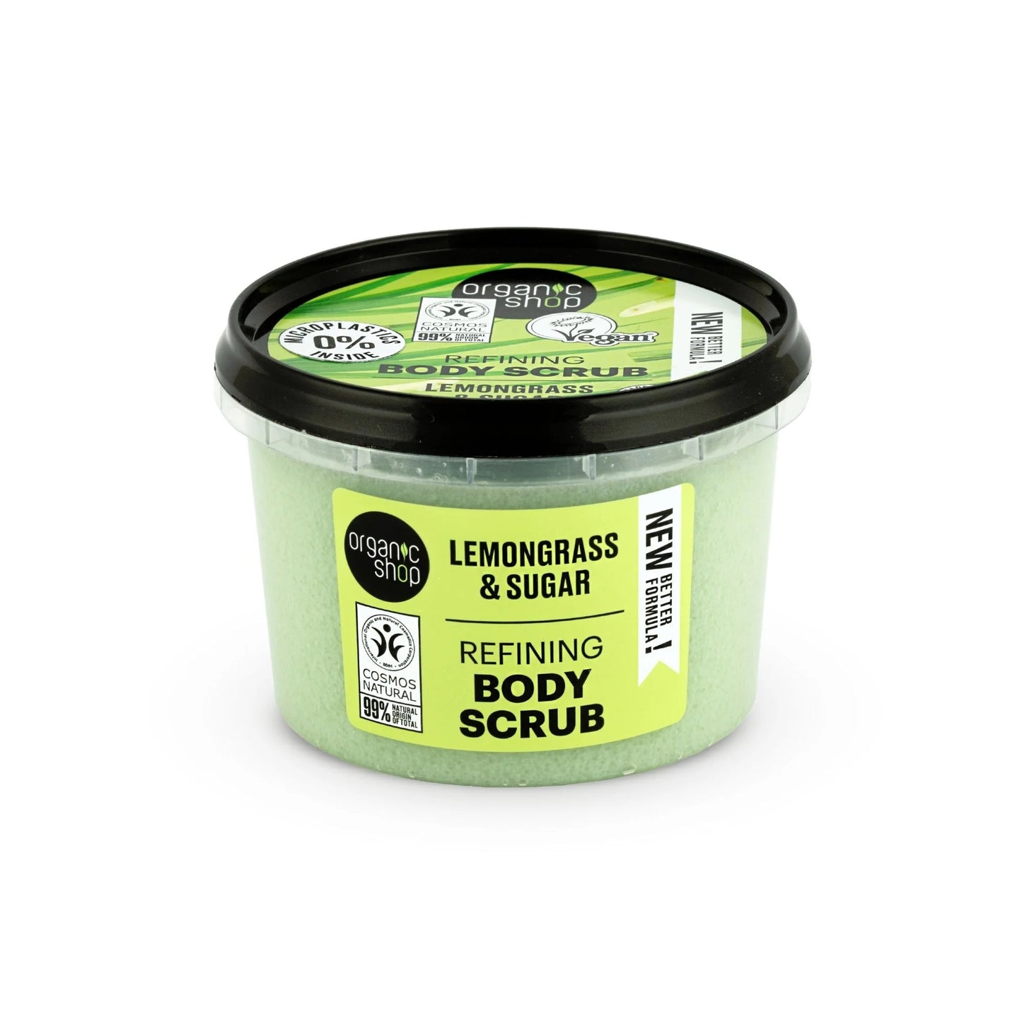 ORGANIC SHOP Refining Body Scrub Lemongrass & Sugar 250ml