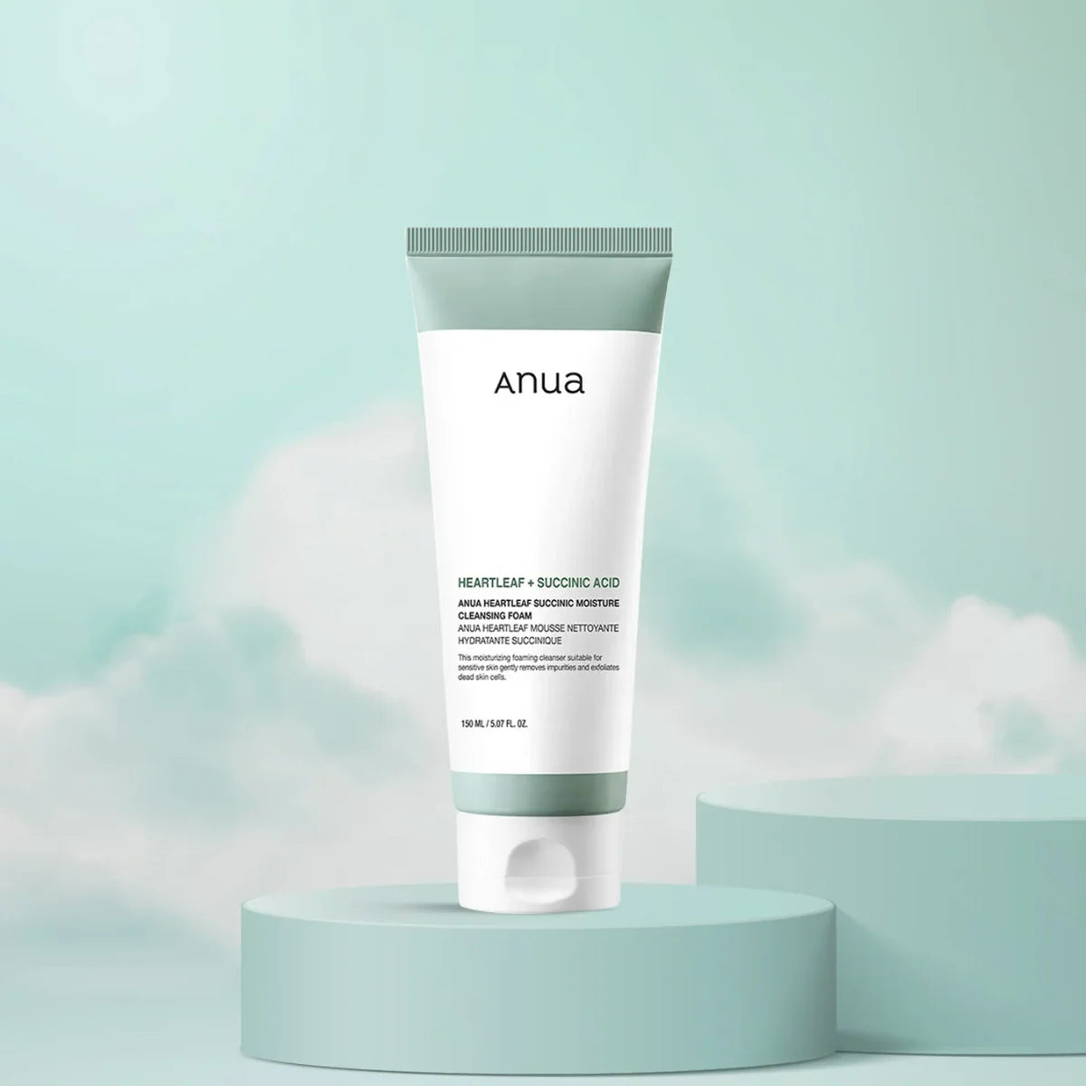 ANUA Heartleaf Succinic Moisture Cleansing Foam 150ml