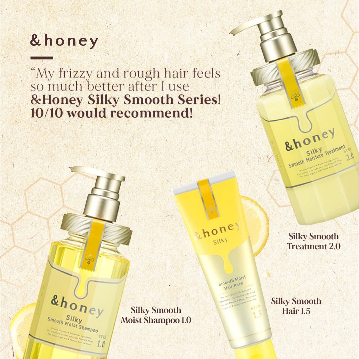 &HONEY Silky Smooth Moist Hair Pack 130g