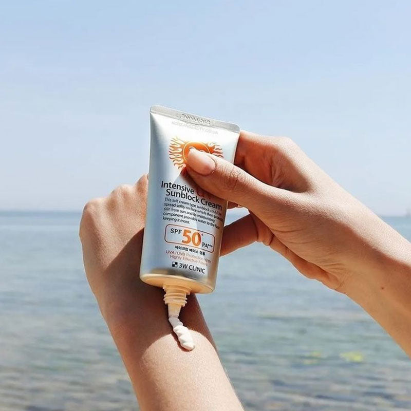 3W CLINIC Intensive UV Sunblock Cream SPF50 PA+++