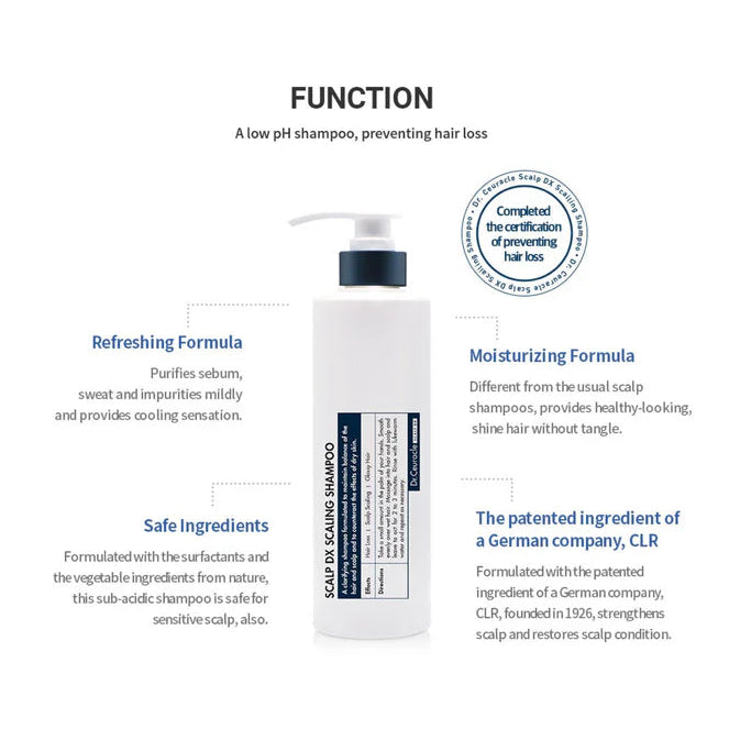DR.CEURACLE Scalp DX Scaling Shampoo 500ml