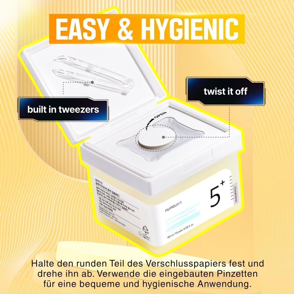 NUMBUZIN No. 5 Vitamin-Niacinamide Concentrated Pad (70EA) 180ml