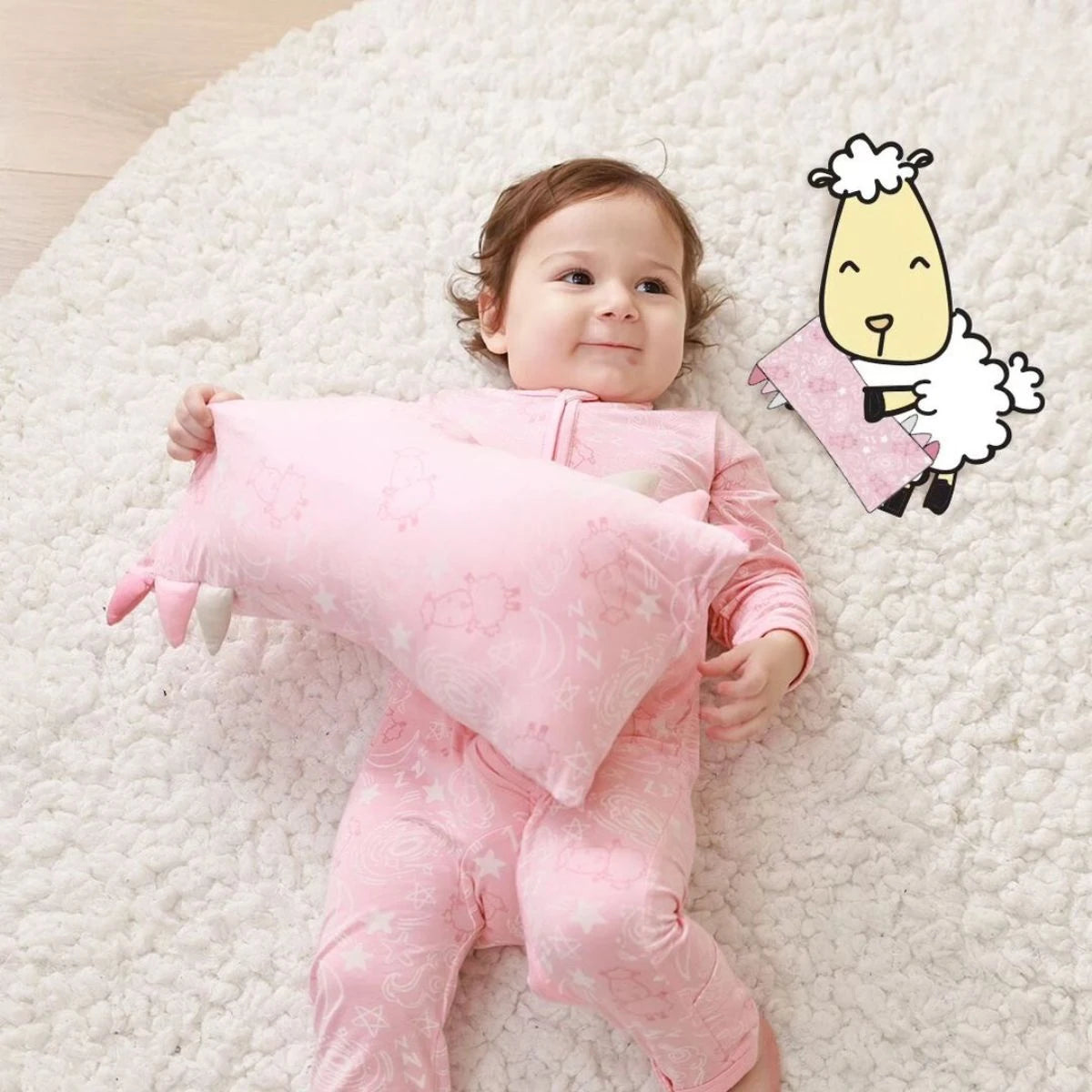 Baabaasheep BedTimeBuddy BaaBaa In The Universe - PINK