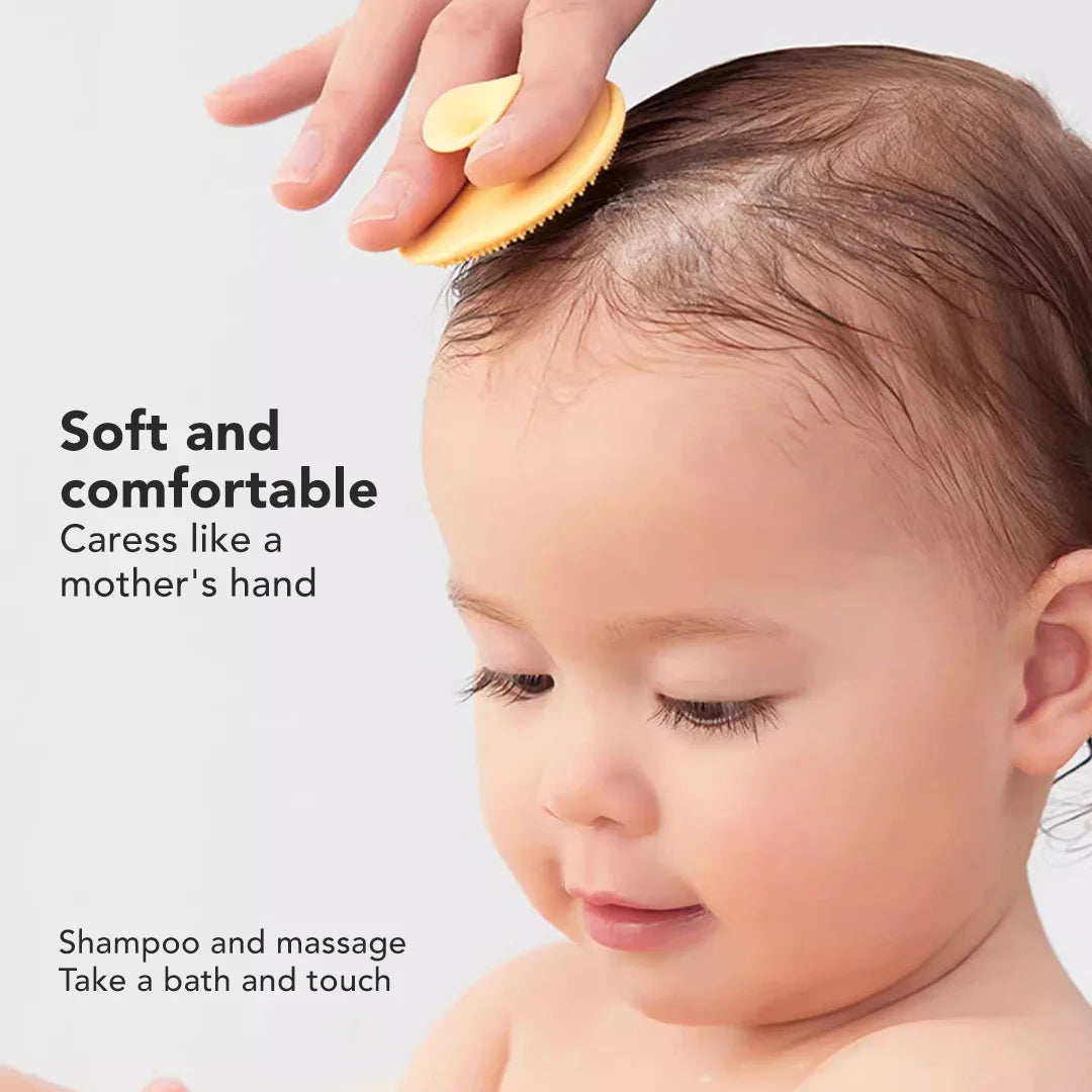 YeehoO Baby 3in1 Colors Mini Silicone Shampoo Brush – onion
