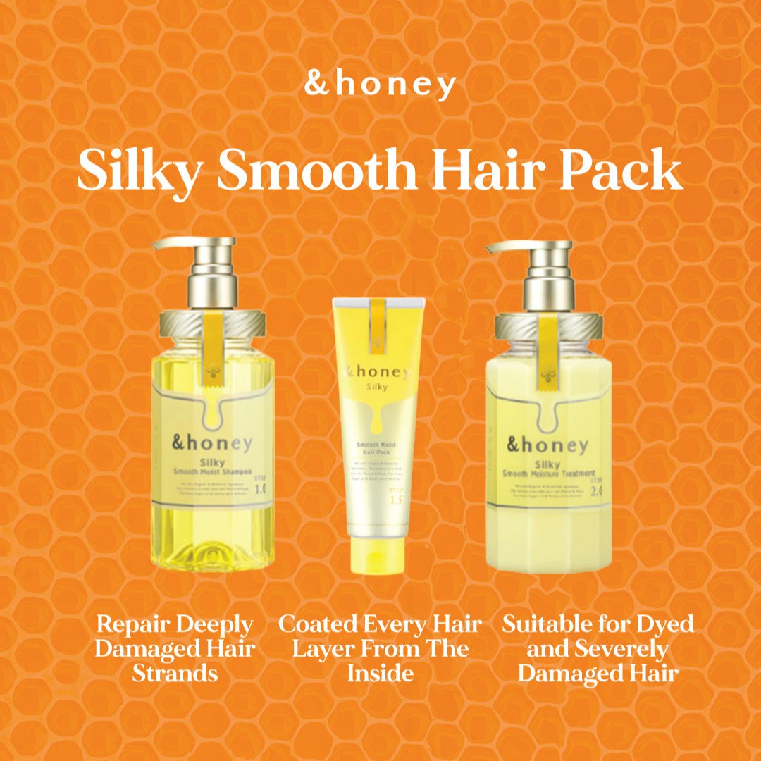 &HONEY Silky Smooth Moist Hair Pack 130g