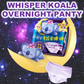 Whisper Koala Overnight Sanitary Panty (3 sizes)