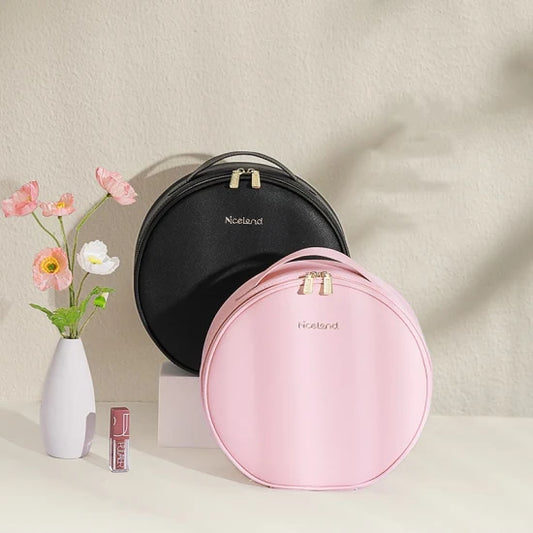 Niceland Round Makeup Bag