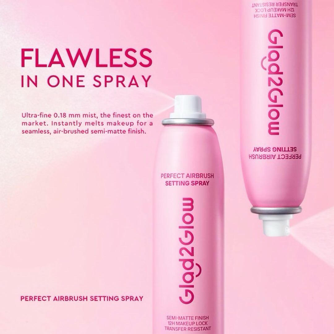 GLAD2GLOW Perfect Airbrush Setting Spray 100ml