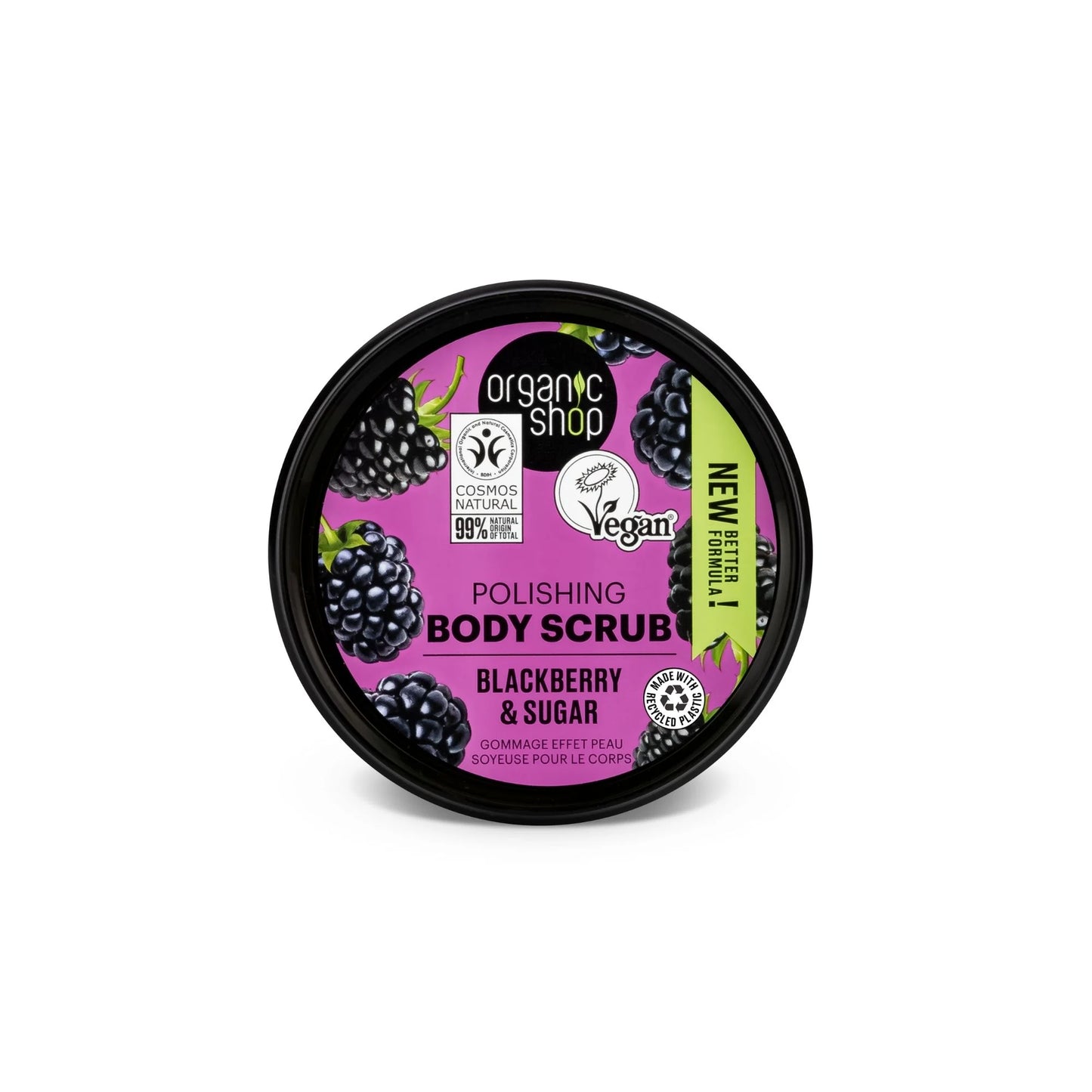ORGANIC SHOP Polishing Body Scrub Blackberry & Sugar 250ml