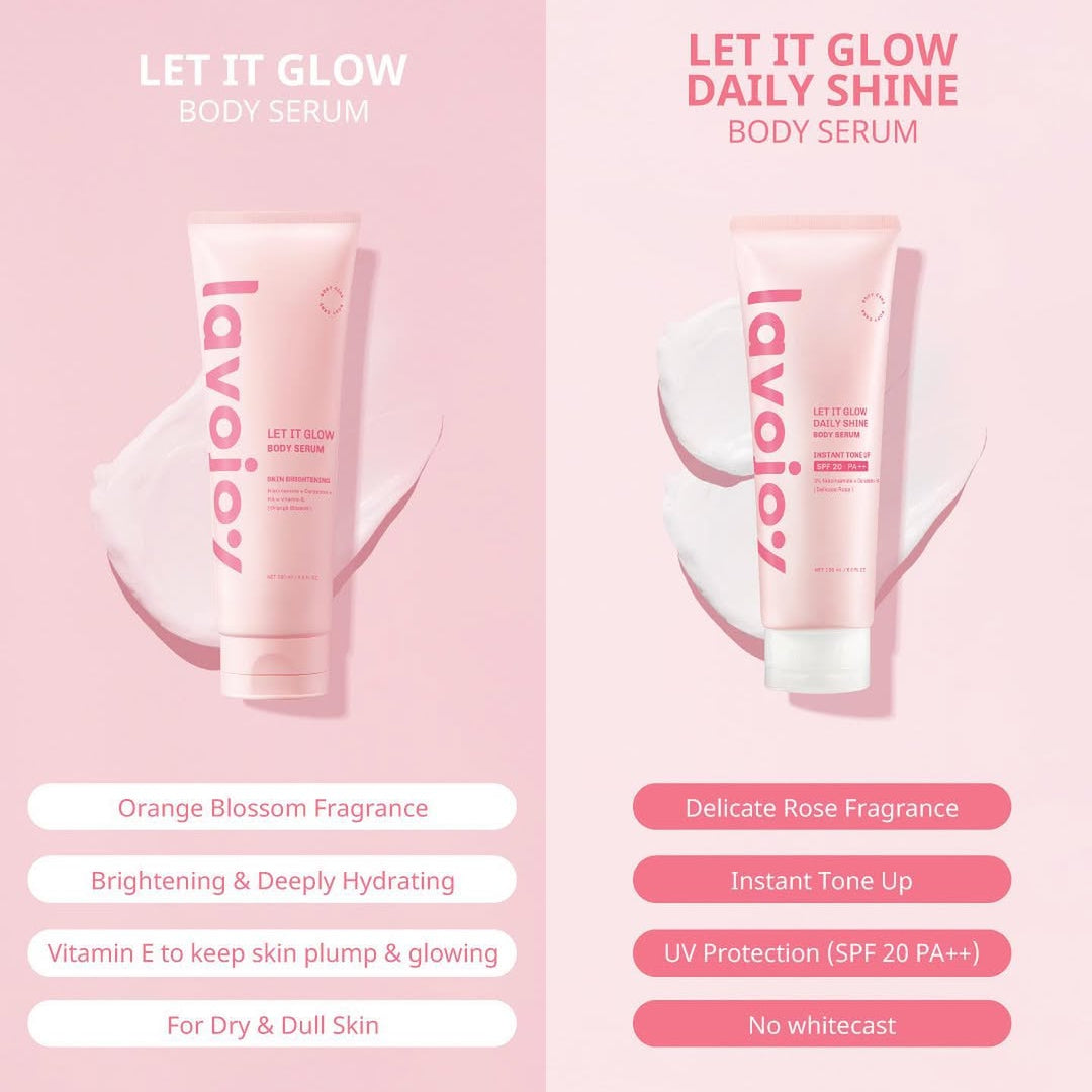LAVOJOY Let It Glow Body Serum (30ml/180ml)