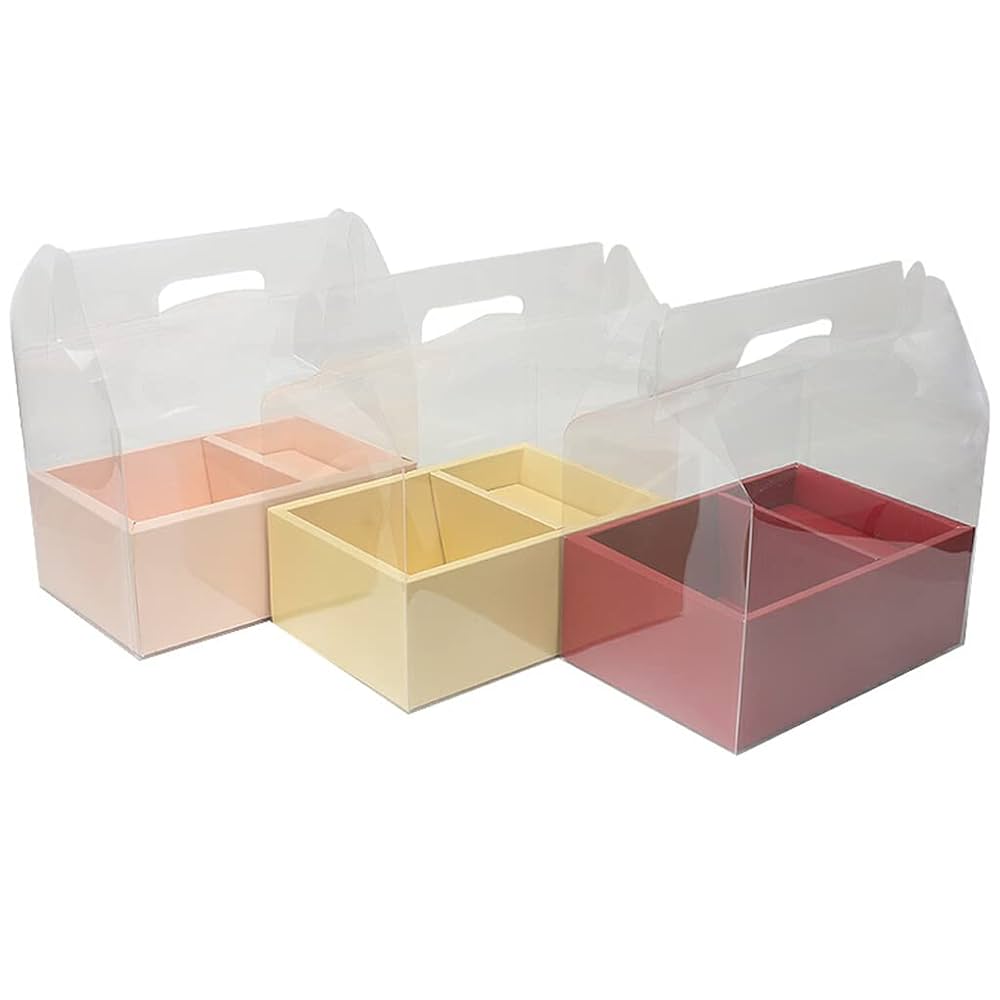 GIFT BOX - Handheld Flower/Cake Plastic Gift