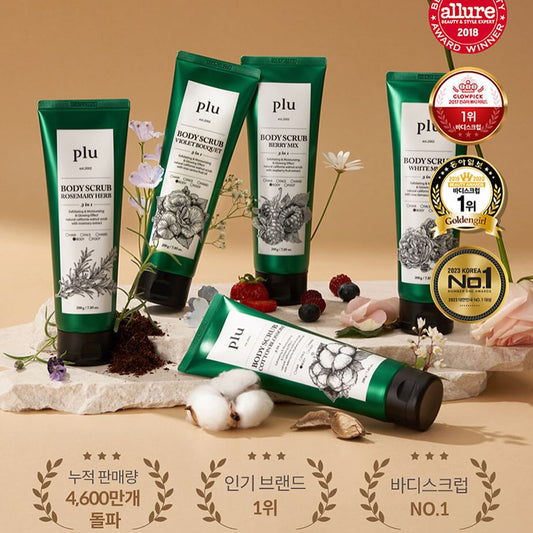 PLU Body Scrub 200g (4 Scents)