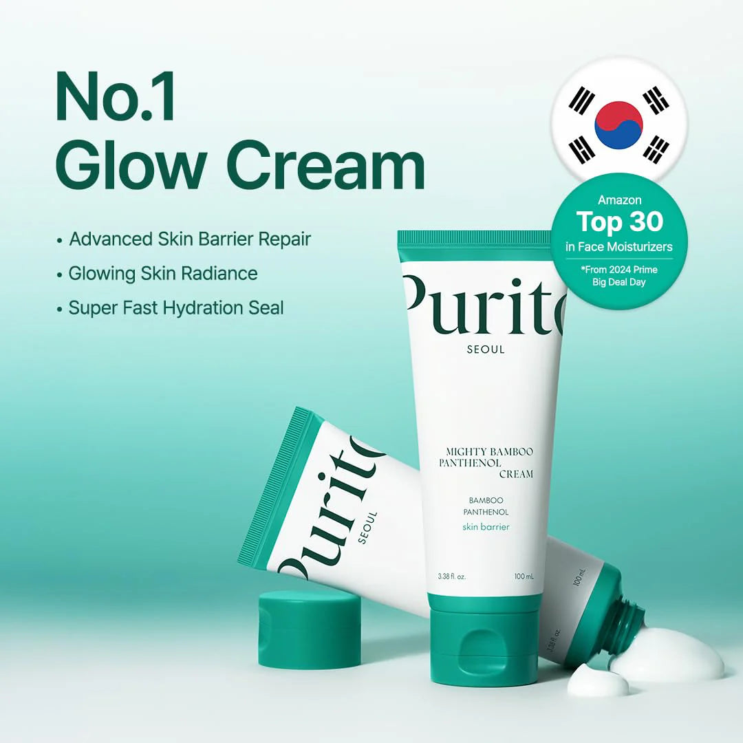[BUNDLE: 2 FOR $40.00] PURITO Mighty Bamboo Panthenol Cream 100mlx2