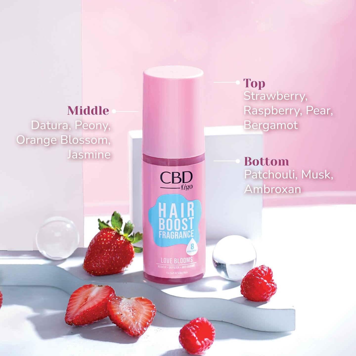 CBD FIGO Hair Boost Fragrance 100ml (3 types)