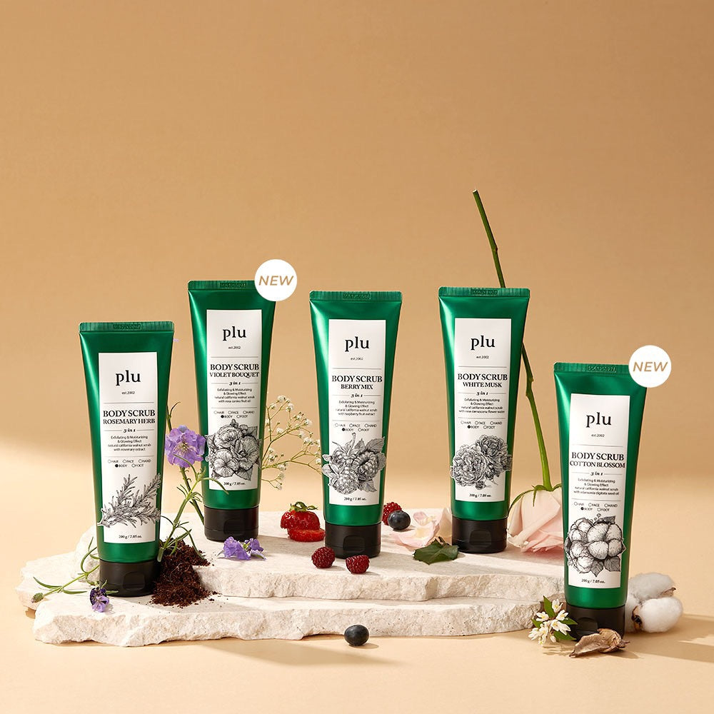 PLU Body Scrub 200g (4 Scents)